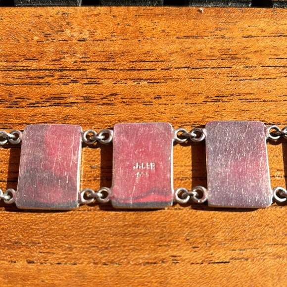 Lot of sterling silver bracelet and ring vintage - Picture 4 of 6